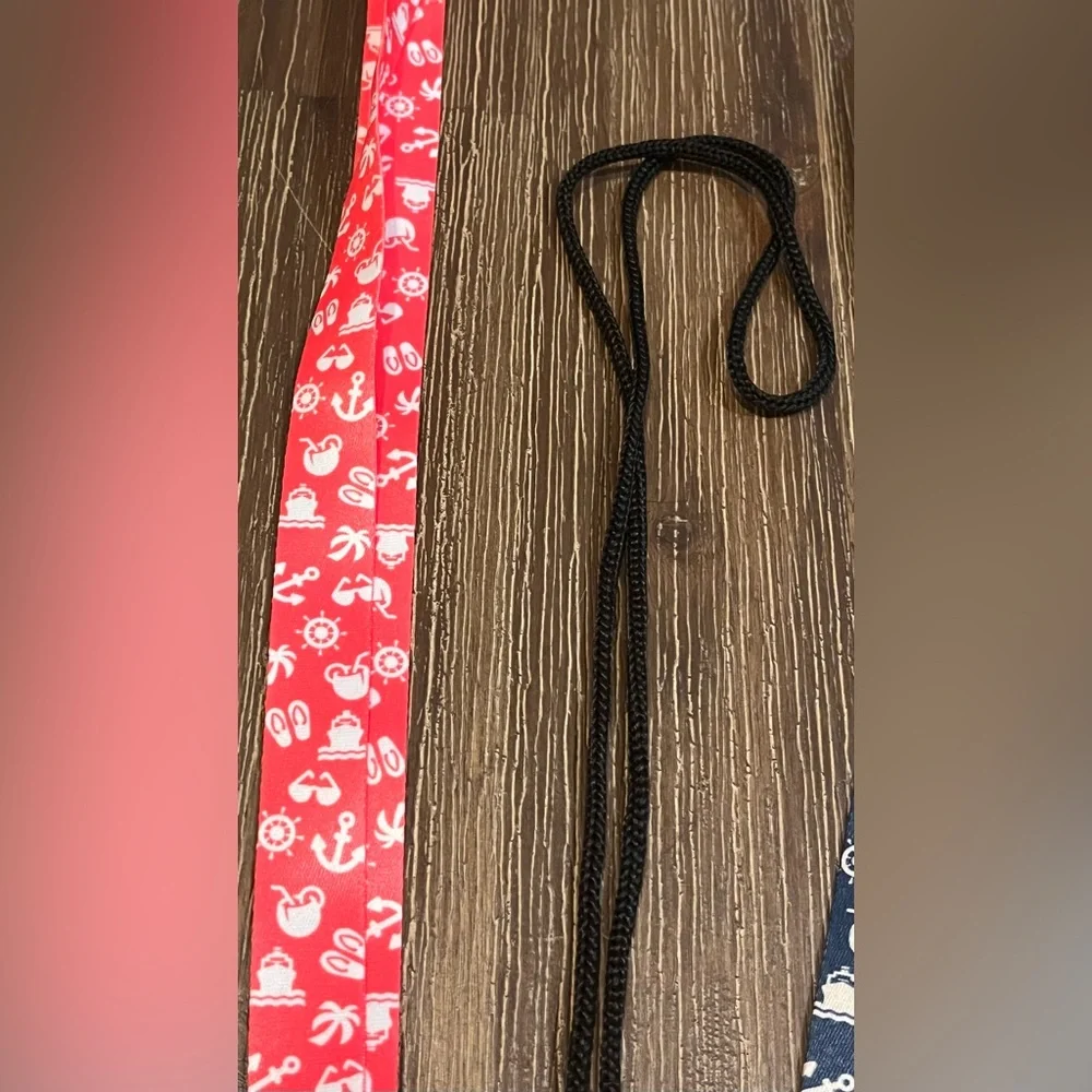 Amazon Kids Lanyard Set - Red, Black, and Blue